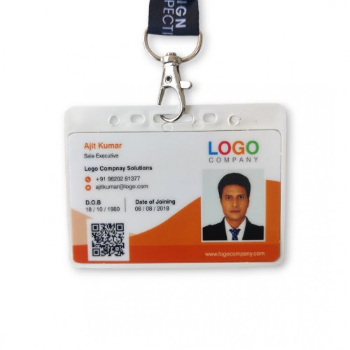 54X86mm_Replaceable _One side Sticky White Horizontal Card Holder CH-33