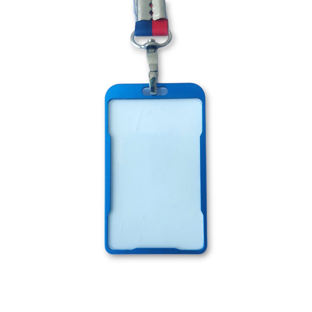 Vertical Aluminum Metal ID Card Holder Rust free frame with Protective film